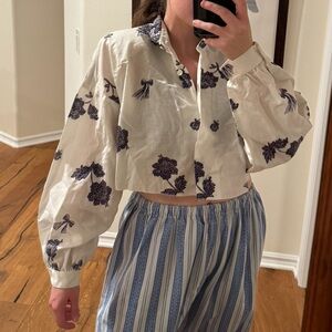Cropped vintage shirt